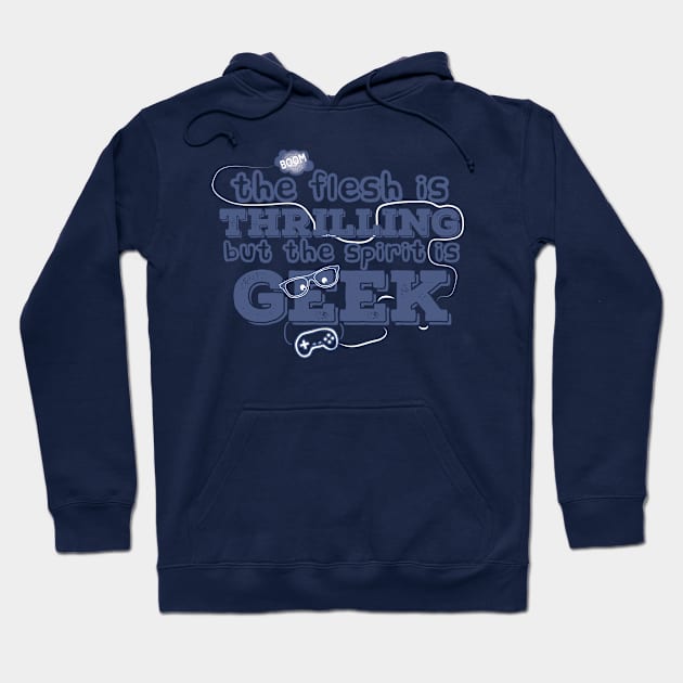 Geek Hoodie by Laura Brightwood